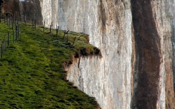 Le recul de la falaise.