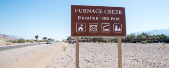 Furnace Creek, dans la vallée de la mort aux USA, est l'endroit le plus chaud de la planète.