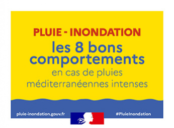 Pluie - inondation : adoptez les bons comportements !