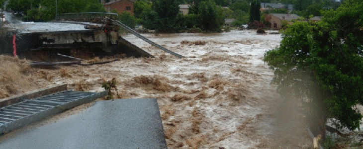 Dégâts considérables dans l'arrondissement de Draguignan - © Infoclimat / Nico83