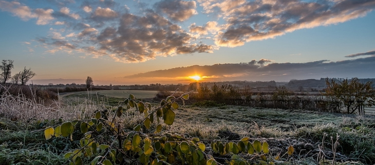 Givre sur le Nord ce vendredi matin.