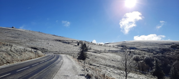 Premier saupoudrage à basse altitude sur les Vosges.