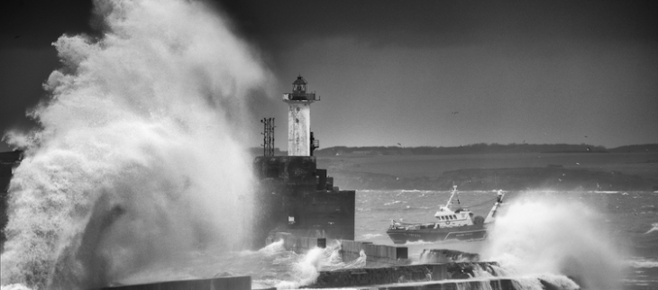 Coup de vent et surélévation de la Manche et de l’Atlantique demain mercredi.