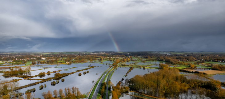 Inondations dans le Pas-de-Calais.
