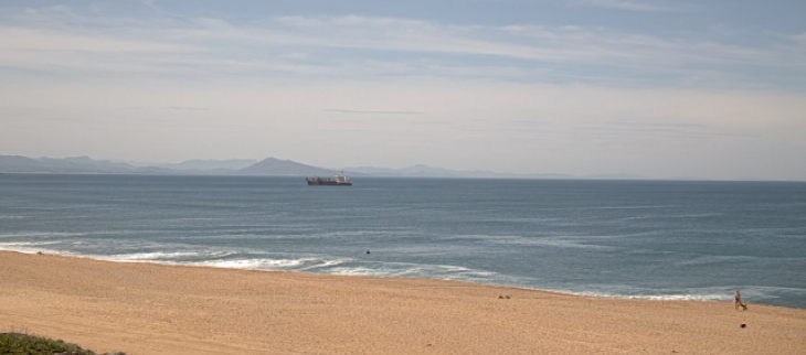 Plage des cavaliers à Anglet (64) cet après-midi.