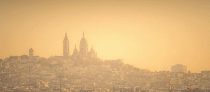 L'îlot de chaleur urbain.