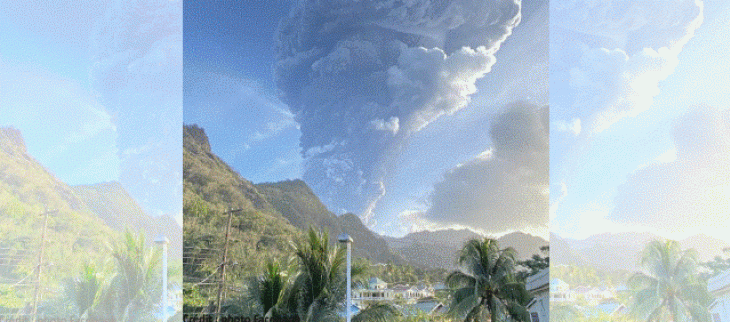Depuis son réveil, de nombreuses éruptions explosives se sont produites libérant à chaque fois d'épaisses fumées.