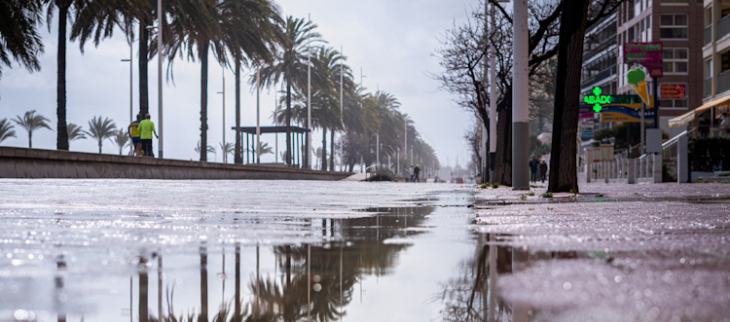 Intempéries exceptionnelles en Espagne et en Grèce.