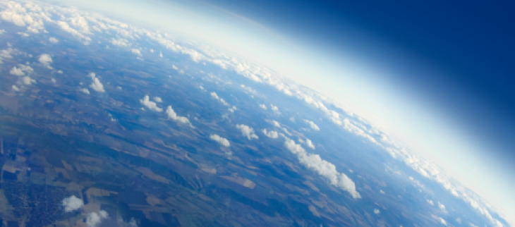 Vue de la planète Terre.