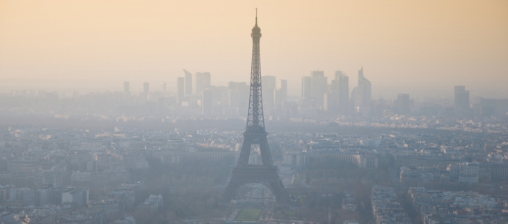 Temps anticyclonique l'hiver est souvent synonyme de pollution.