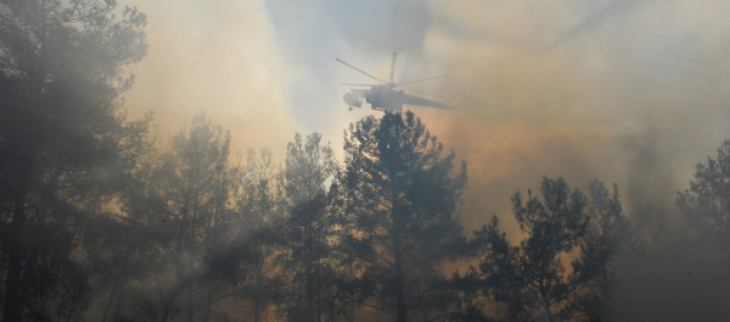 Encore un été très chaud dans le monde.  Des incendies se sont déclarés par centaines en Grèce et en Turquie