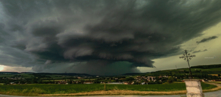 Supercellule orageuse en Haute Marne samedi 19 juin