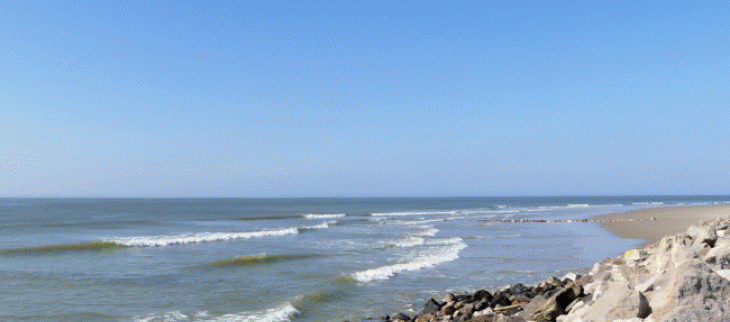 La chaleur a gagné les Hauts-de-France hier, ici à Berck-Plage (62)