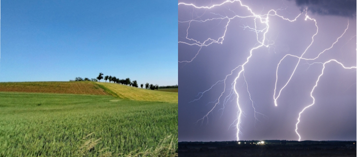 Soleil au Nord, orages au Sud ce week-end.