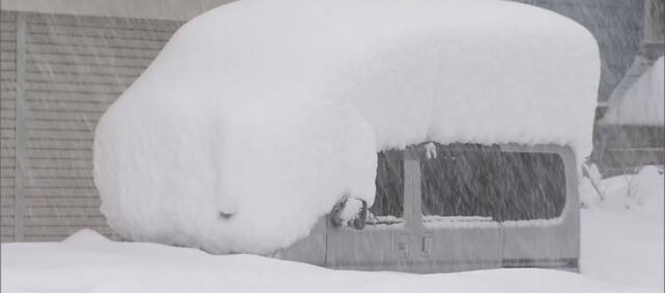 Chutes de neige impressionnantes sur le Japon - © Sayaka Mori, twitter : @sayakasofiamori 