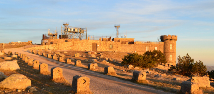 L'Observatoire du mont Aigoual.