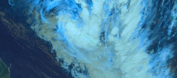 Image du satellite Himawari-8 le 13 décembre 2021 à 14 UTC. 