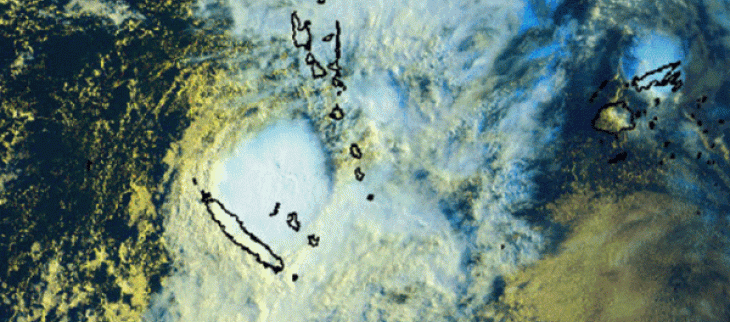 "Lucas" se rapproche le la Nouvelle-Calédonie - satellite Himarawi 8 le 02/02/2021 à 0630 UTC