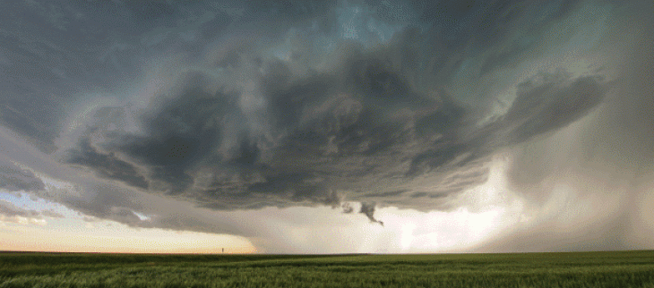 Au printemps, le risque de tornades dans les grandes plaines américaines est plus fort lors d’un évènement La Niña