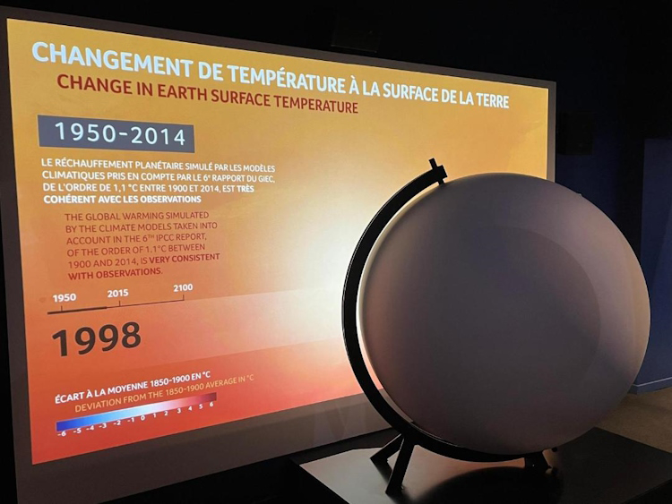 Partie de l'exposition du Centre. © Météo-France