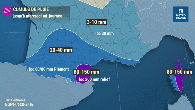 Le Temps Cette Semaine Fortes Pluies Dans Le Roussillon Et En Corse Meteo France