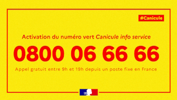 Numéro vert Canicule info service